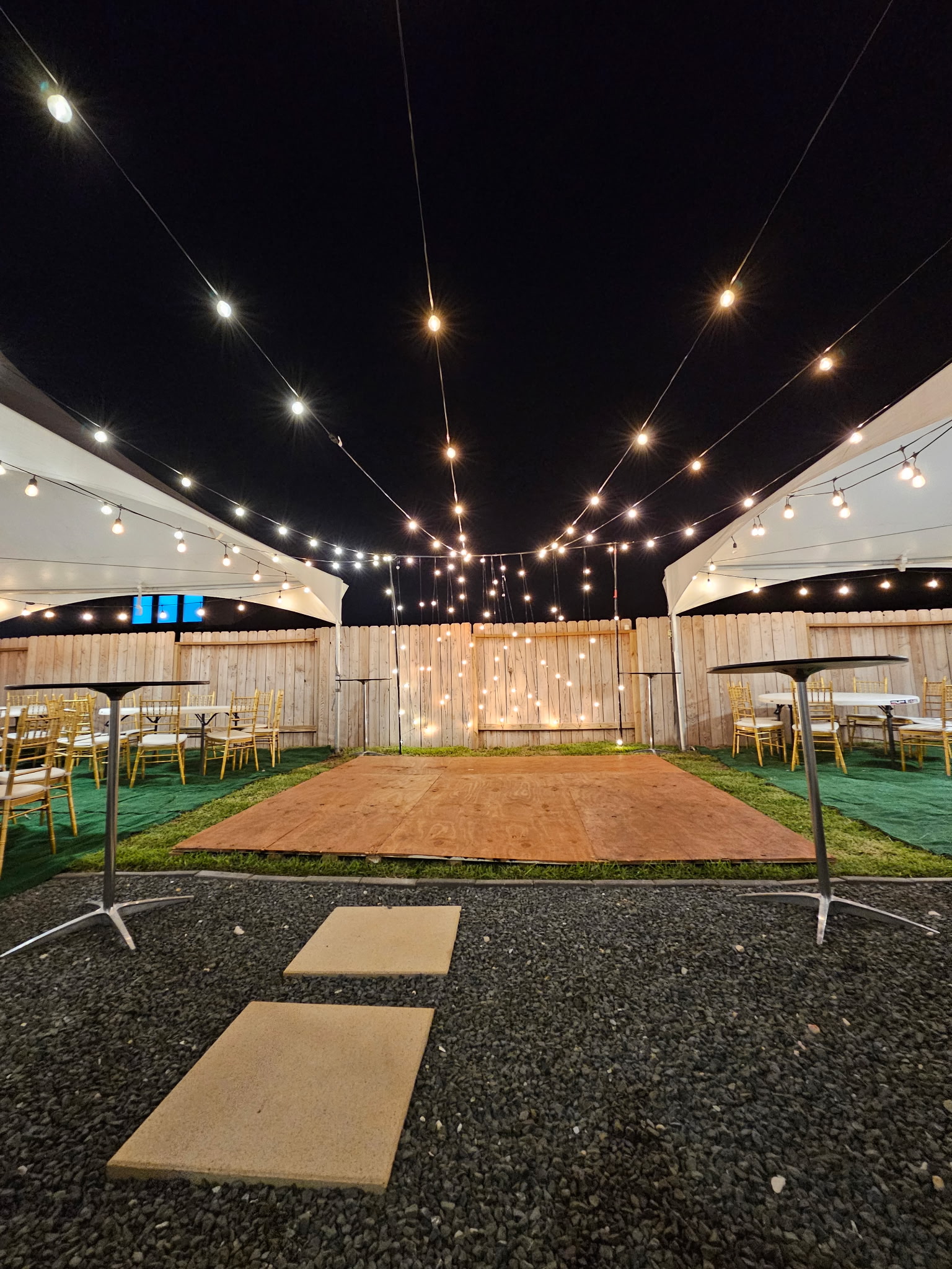 Rustic Wooden Dance Floor 16x16